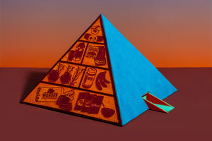 Johannah Herr, "Food Pavillion (Food Pyramid Scheme)"