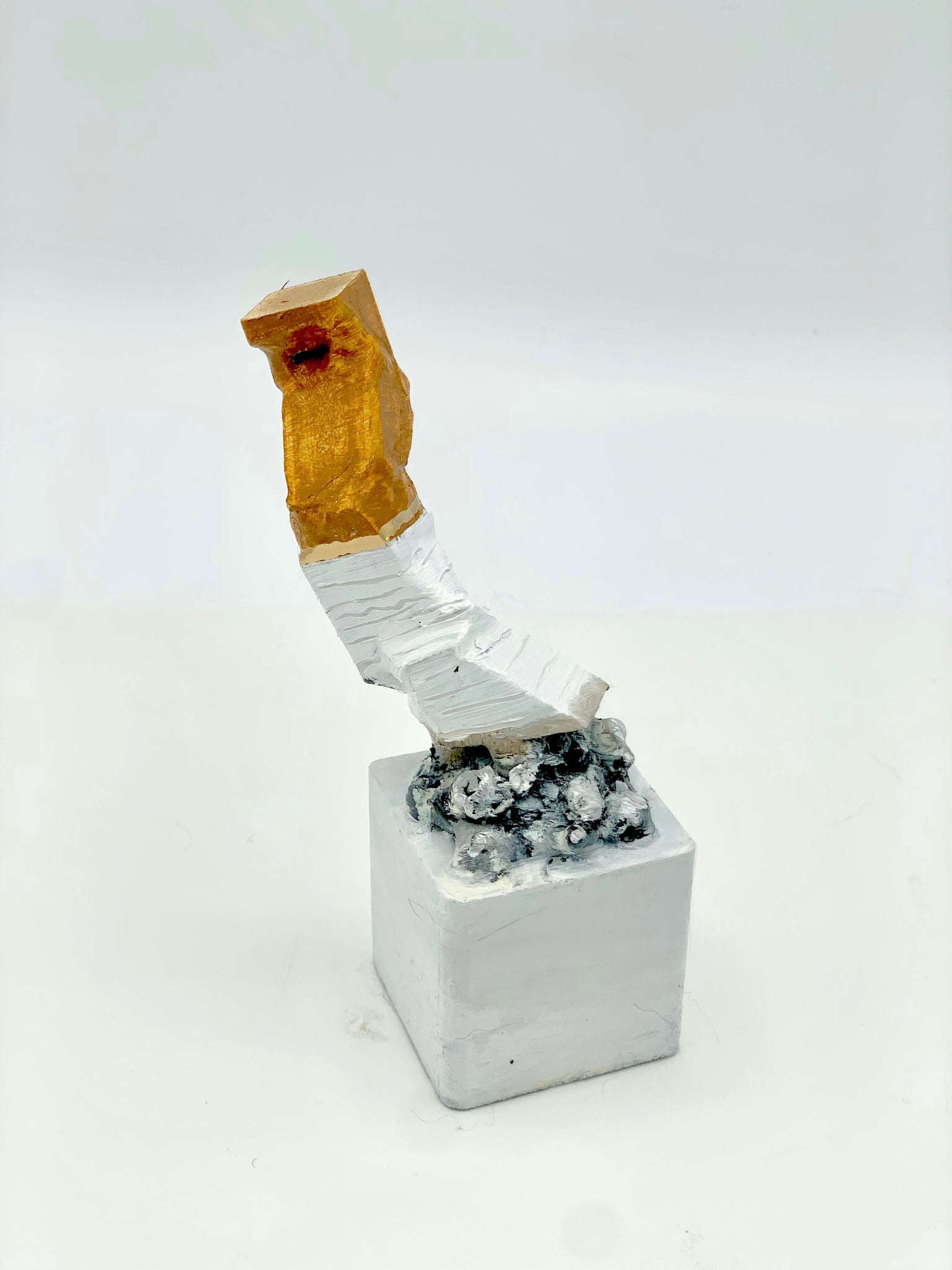 Mary Gagler, "Cubed Stubbed Cig (small)"