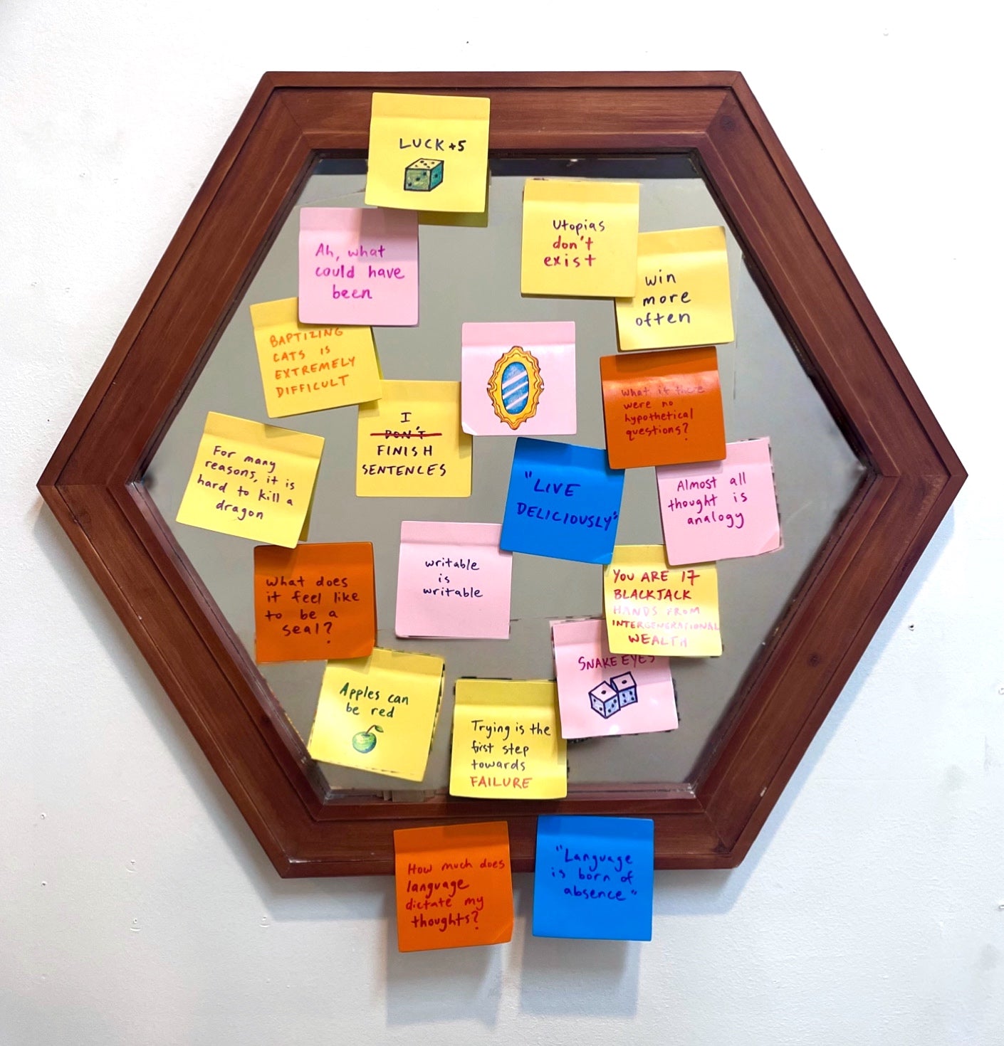 Stuart Lantry, "Reflections on chance, language and unattainable goals"