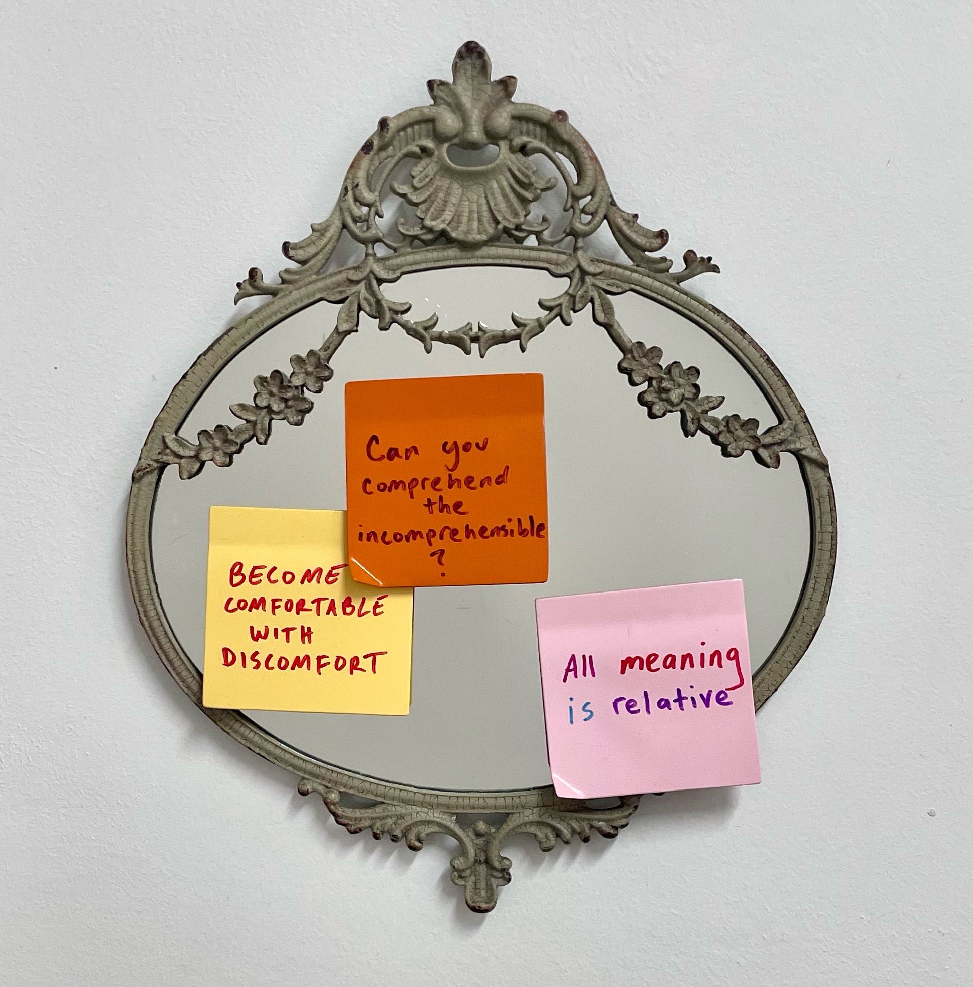 Stuart Lantry, Reflection on meaning, language, and contradiction SOLD