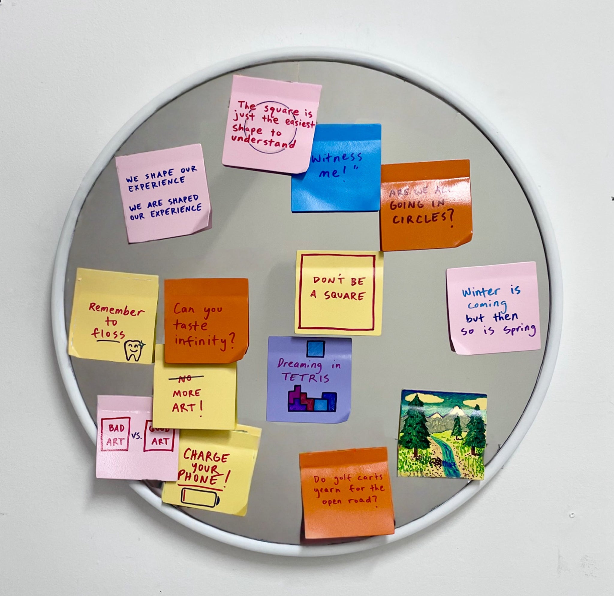 Stuart Lantry, Reflections on shapes, nature, art, infinity and some other things