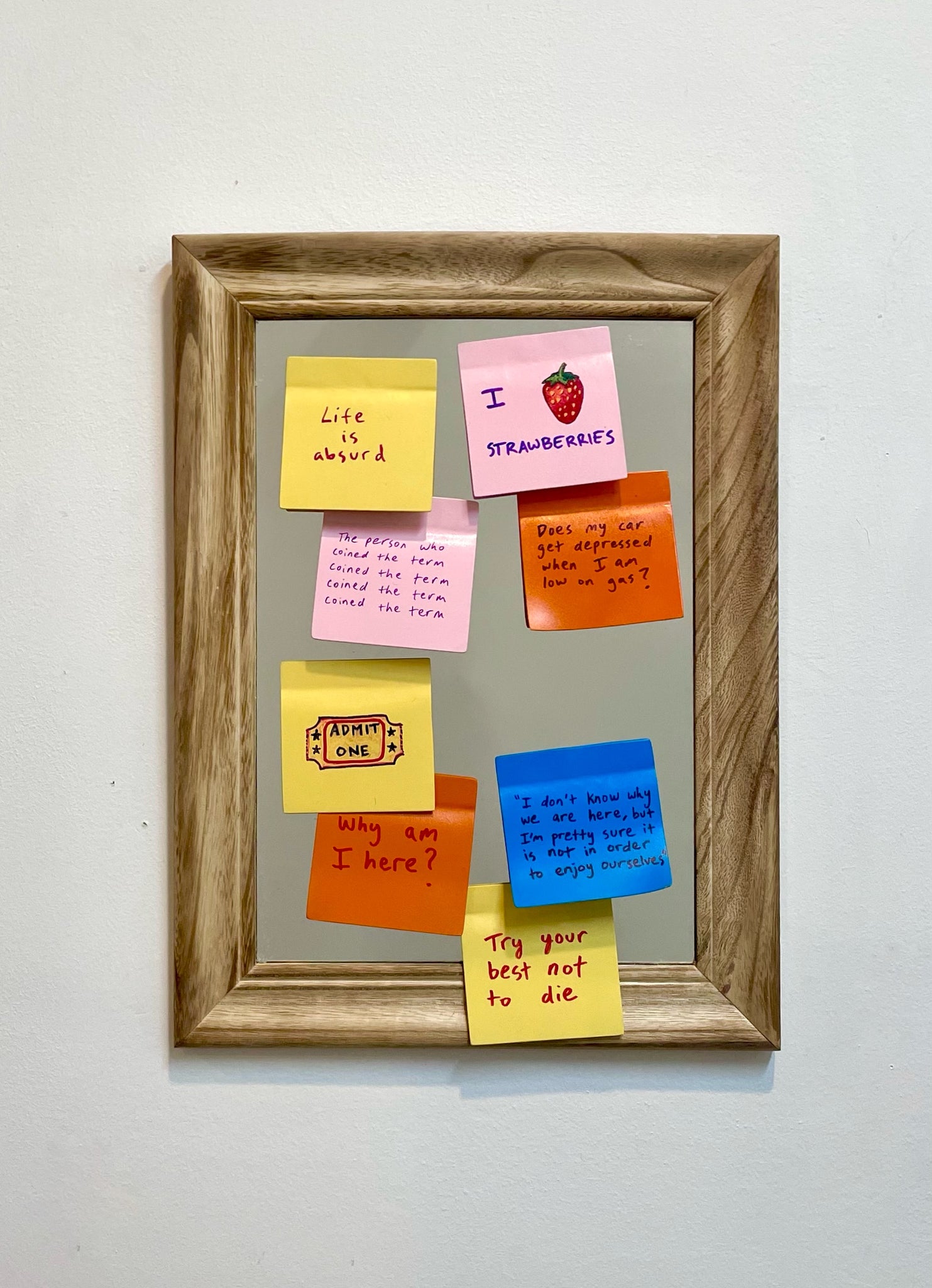 Stuart Lantry, Reflections on absurdity, purpose and meaning