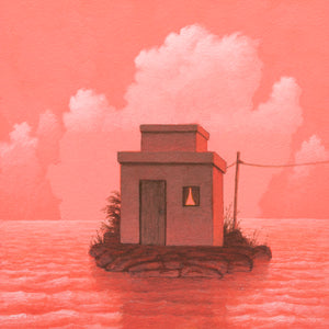 Steve Paddack, "Personal Island in a Pink World" SOLD