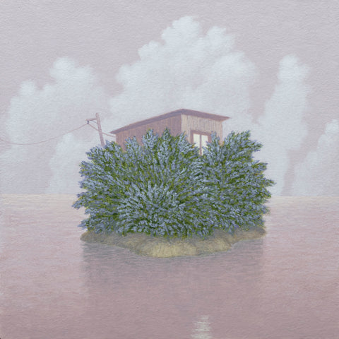 Steve Paddack, "Personal Island in a Lilac World" SOLD