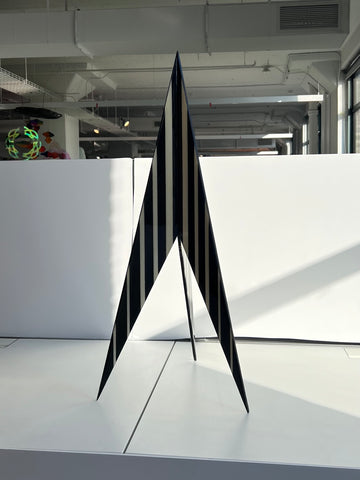 Peter Dayton, "Black and White Rocket with Resin"