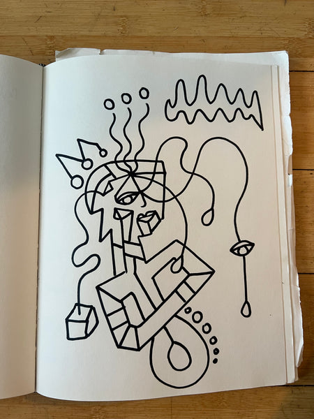 KESH, "Dress - Line Works" Drawing Series