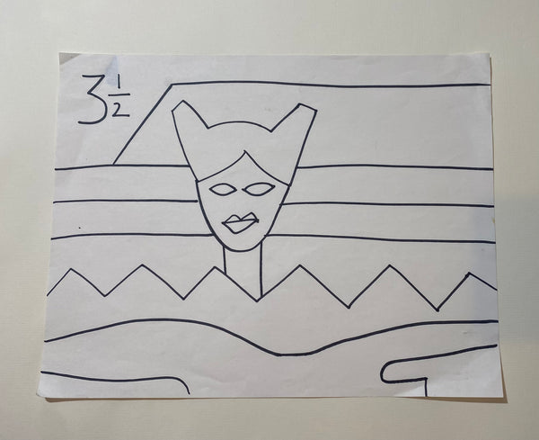 KESH, "Dress - Line Works" Drawing Series