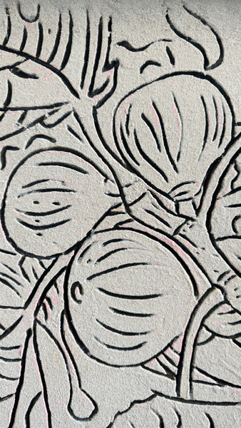 Bianca Abdi-Boragi, "Sand Painting_Figs"