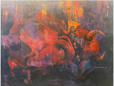 Milad Aramnia, "Untitled , 'Deevgoonegi' Deev(Beast) + Deevoonegi (Insanity)"