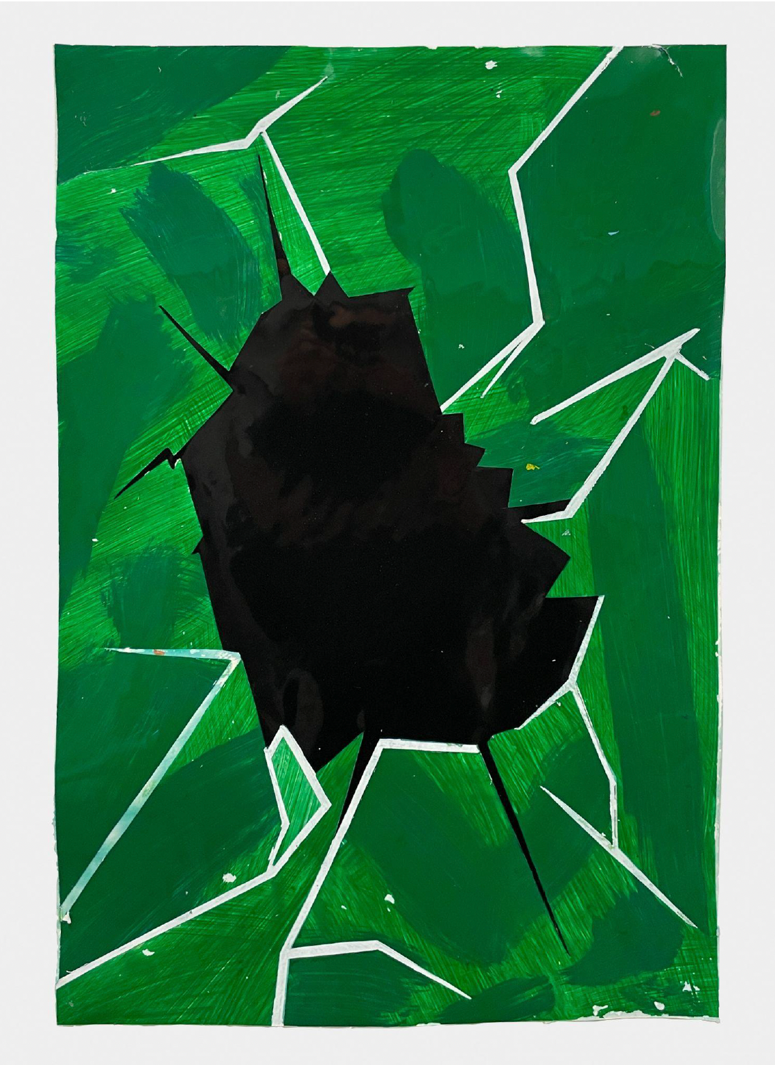 Pablo Diaz, "Broken glass"