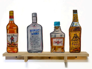 Danielle Klebes, "Liquor shelf 2"