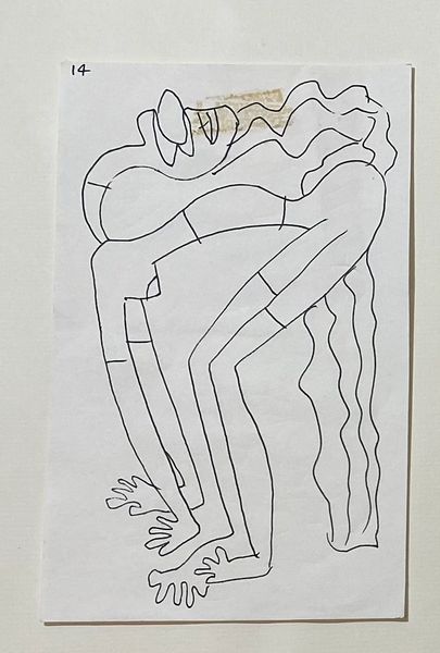 KESH, "Dress - Line Works" Drawing Series