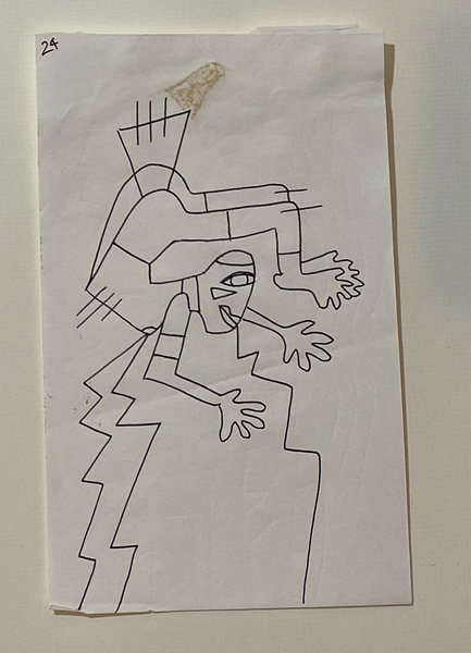 KESH, "Dress - Line Works" Drawing Series