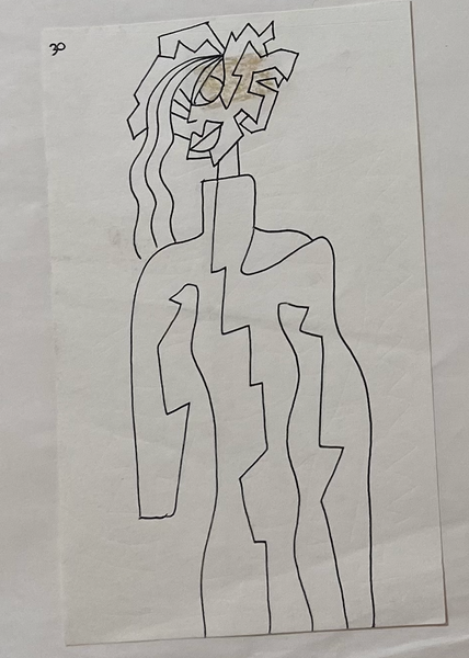 KESH, "Dress - Line Works" Drawing Series