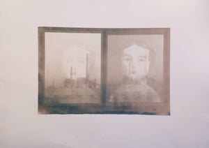 Jo Andres, "Spirit with Smokestack-double-horizontal-NFS" | Not For Sale