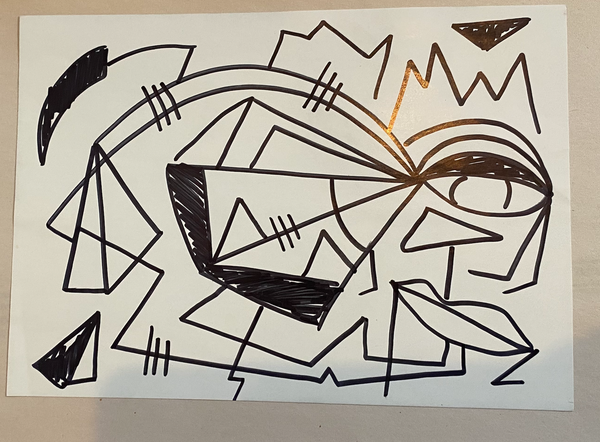 KESH, "Dress - Line Works" Drawing Series