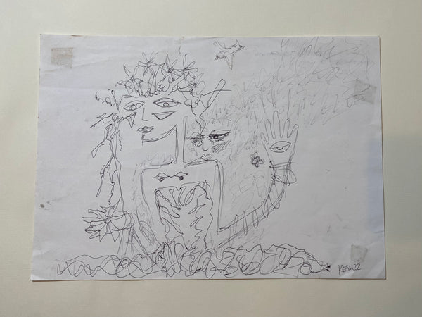 KESH, "Dress - Line Works" Drawing Series