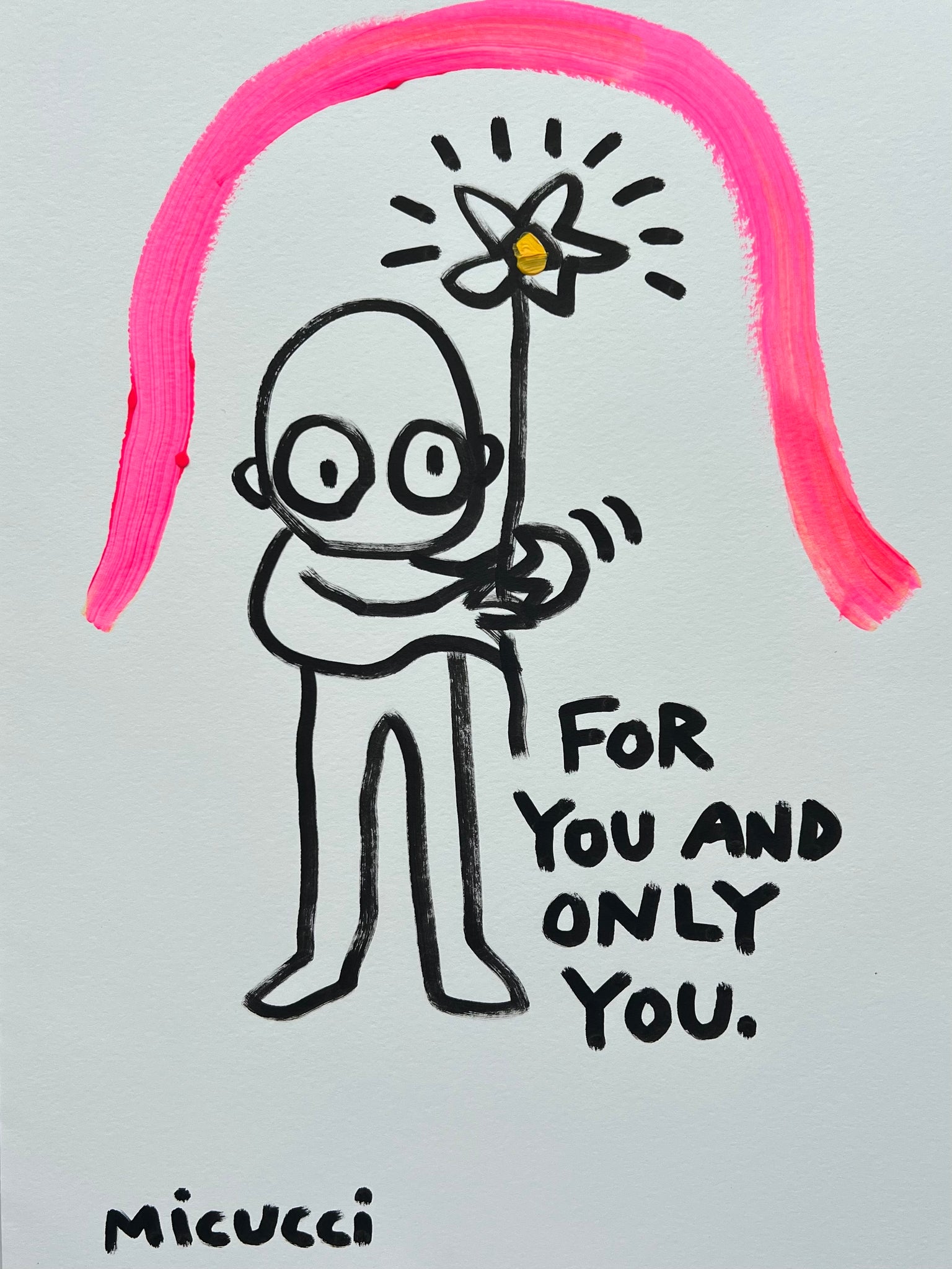 Kate Micucci, "For you and only you" SOLD
