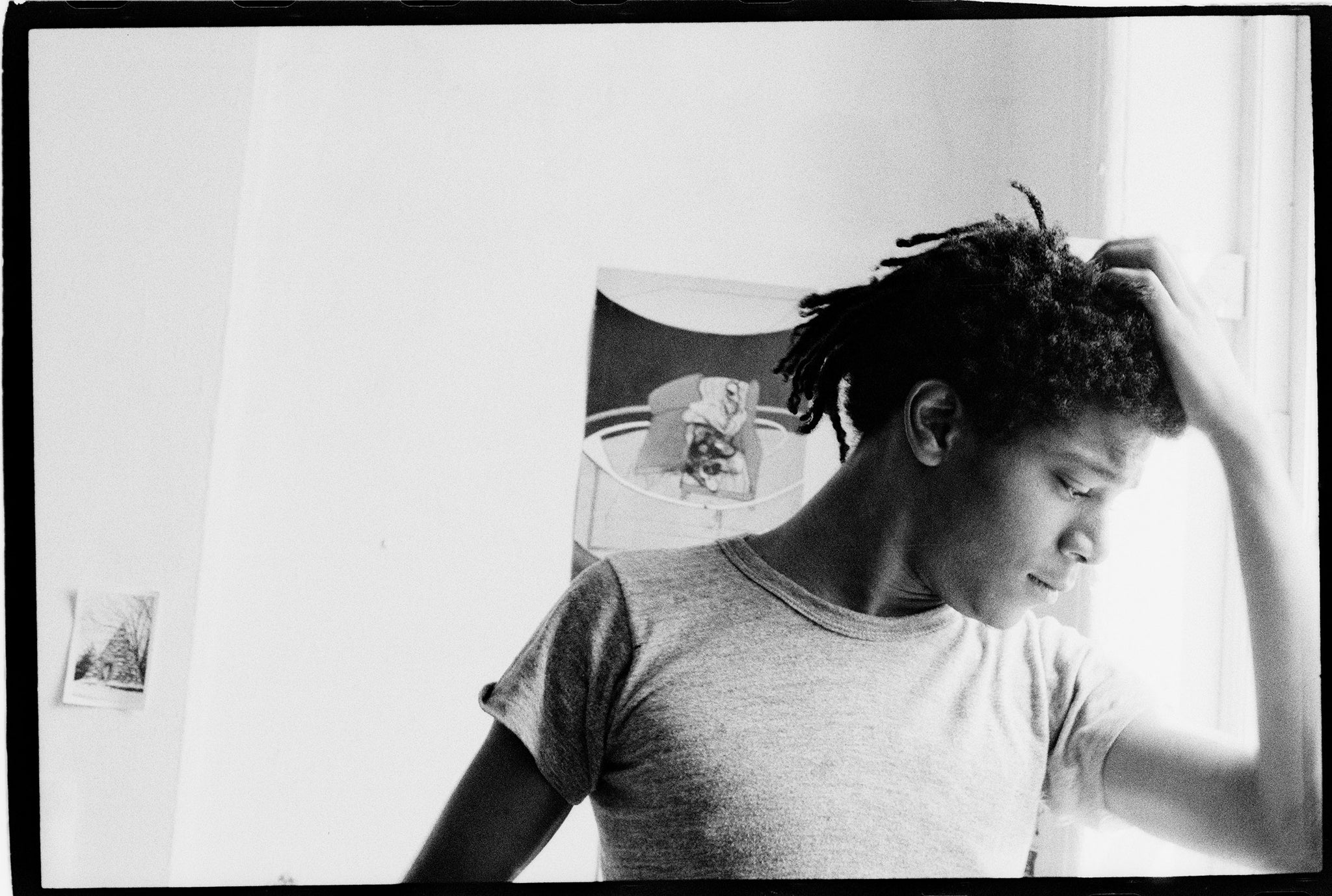 Alexis Adler, "Jean-Michel Basquiat hanging out-7"