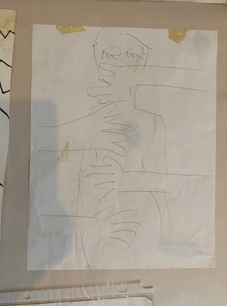 KESH, "Dress - Line Works" Drawing Series