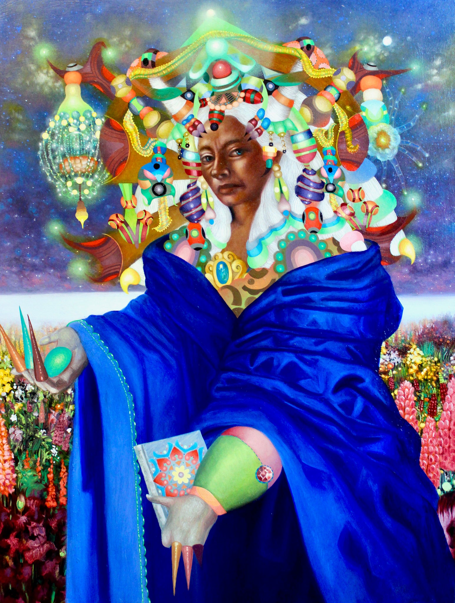 Jacob Hicks, "Woman 54 After Jessica: Blue God of Summer"