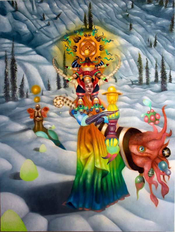 Jacob Hicks, "Woman 55: Yellow God of Winter"