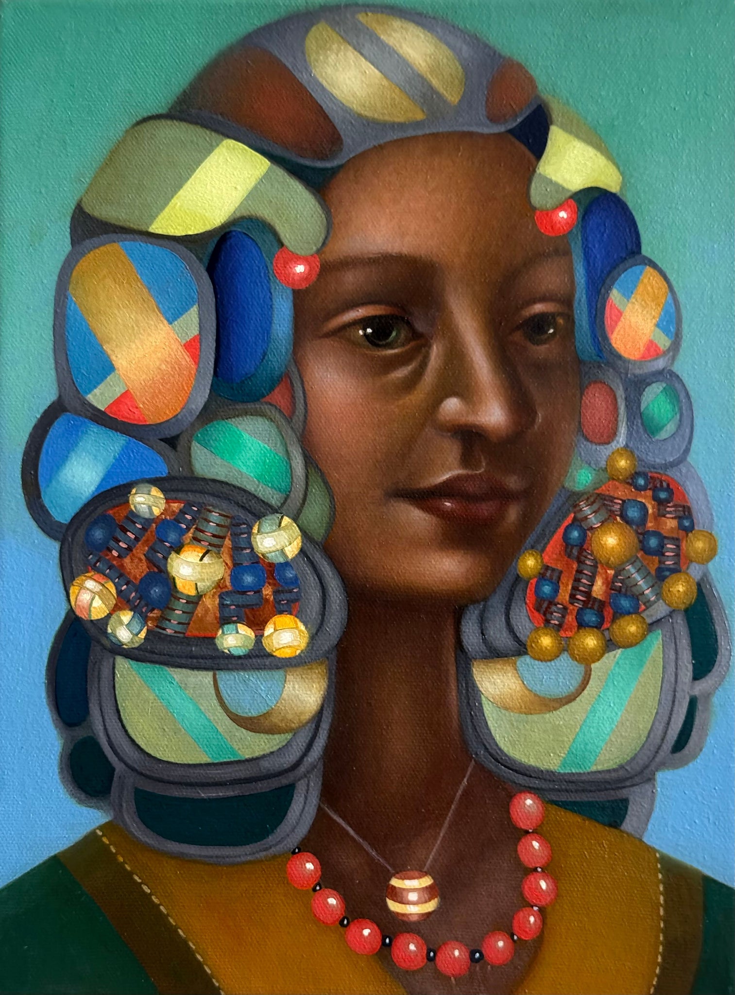 Jacob Hicks, "Woman 66 After Ghirlandaio"