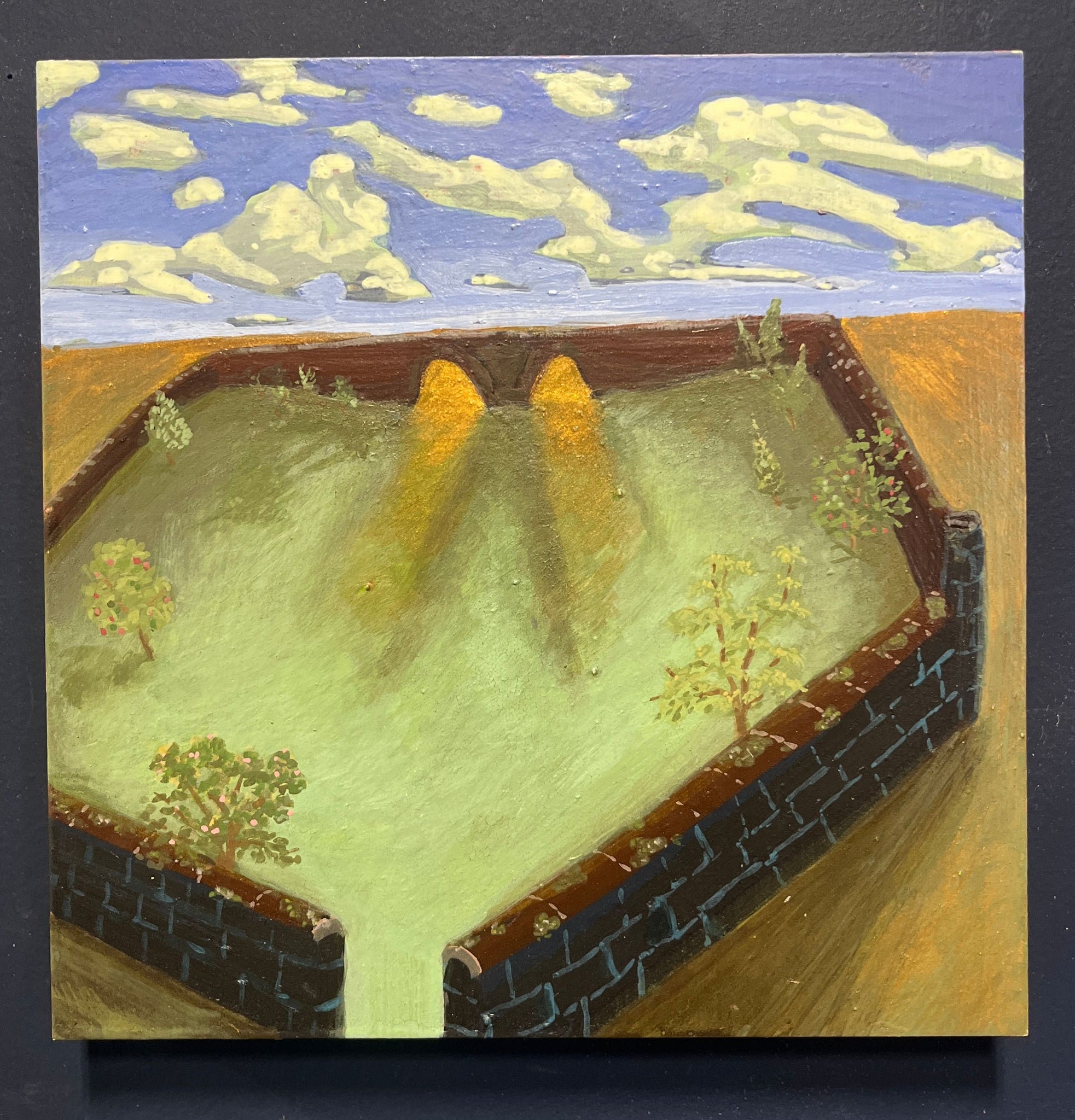 Chris Ulivo, "Golden Sand Rose Garden"