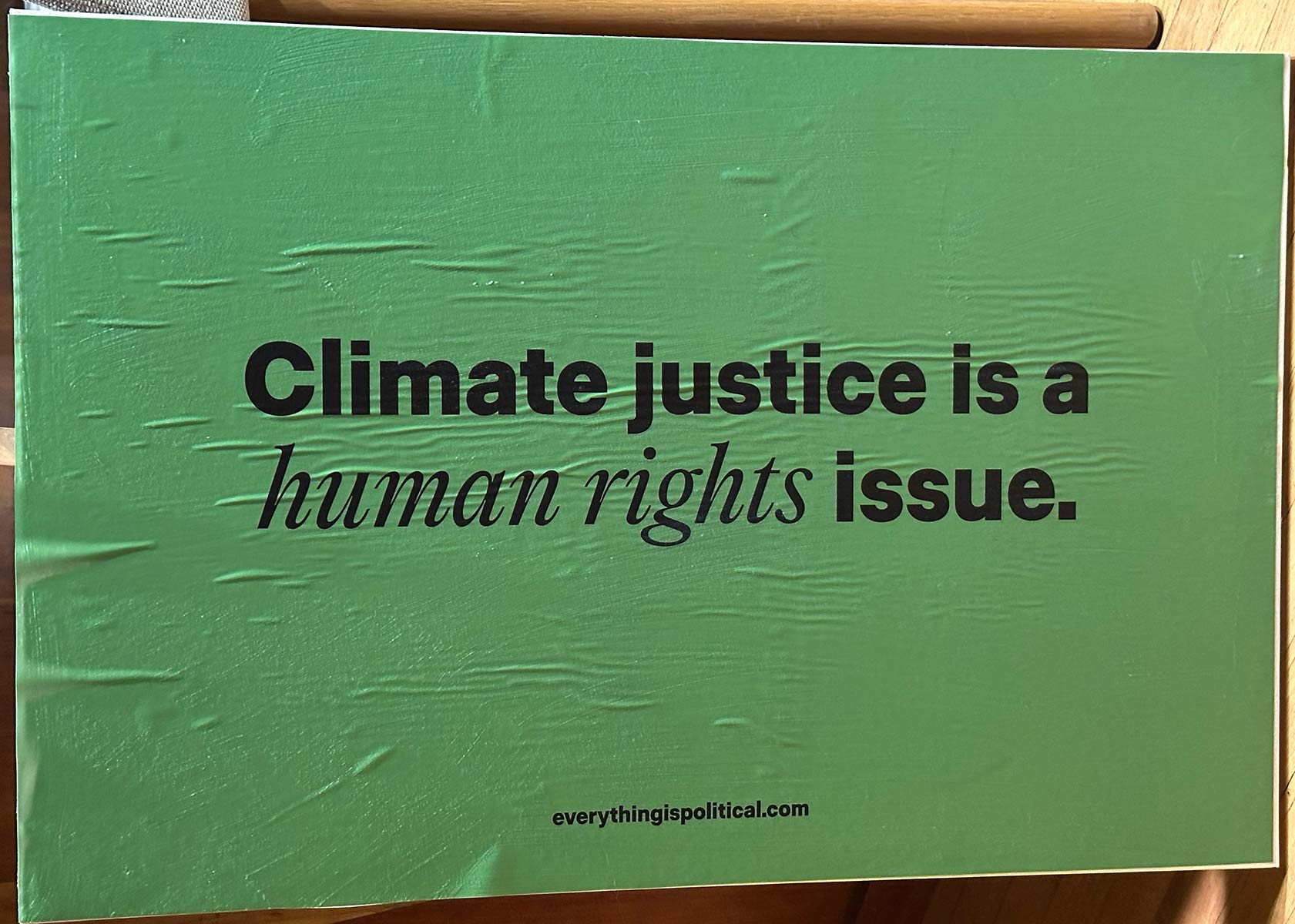 Slow Factory, "Climate justice is a human rights issue"