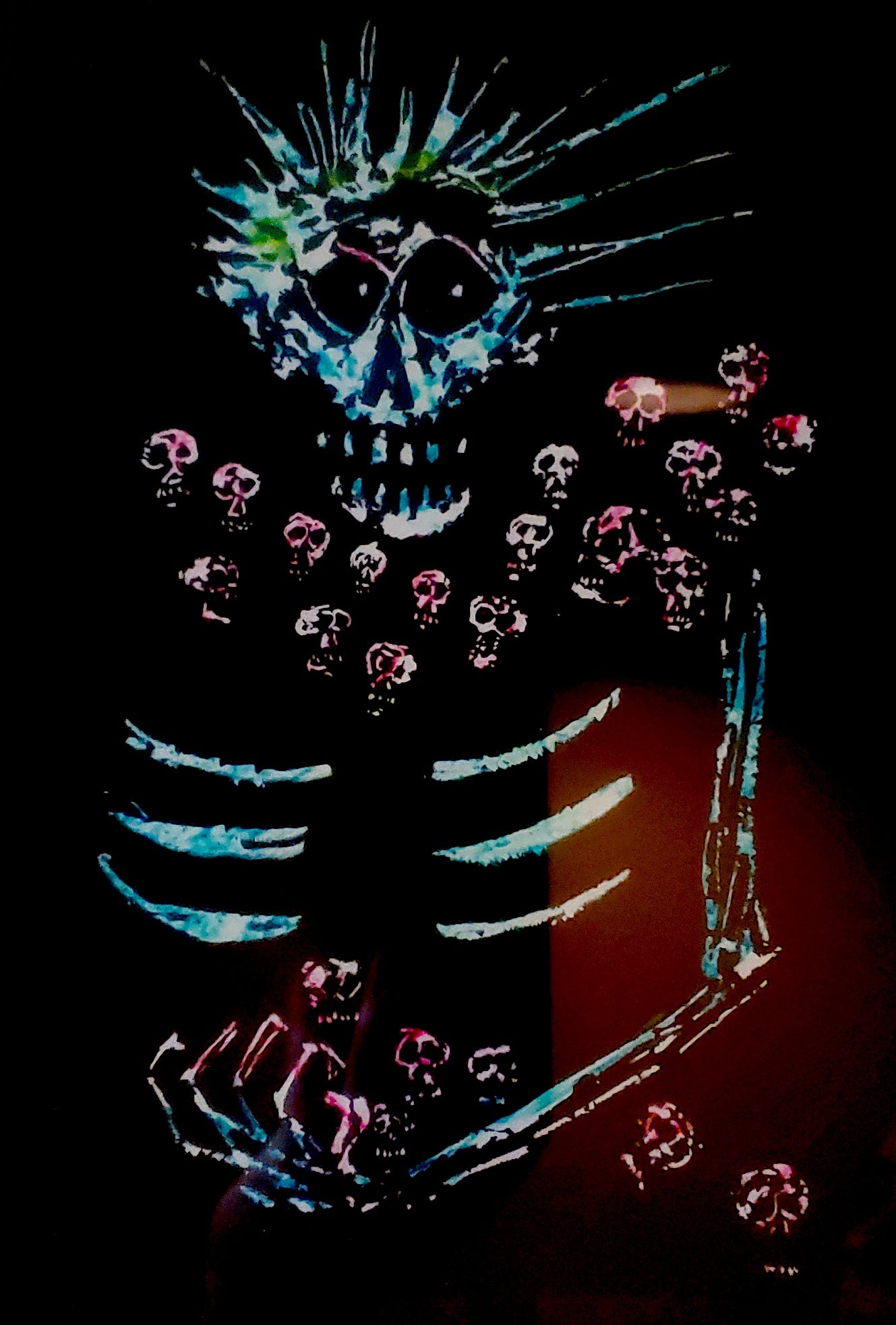 Jo Andres, "color skeleton" SOLD