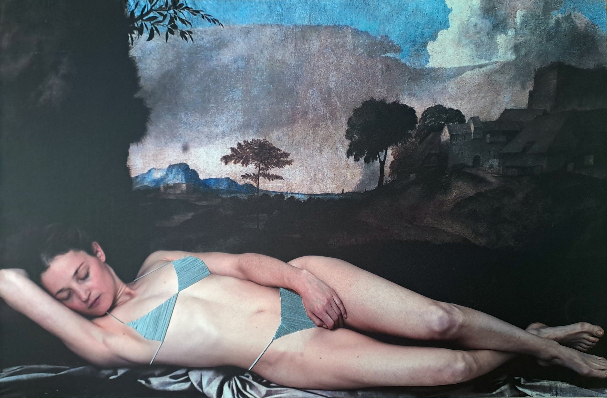 Anna Krieps, "Sleeping Venus in Bikini"