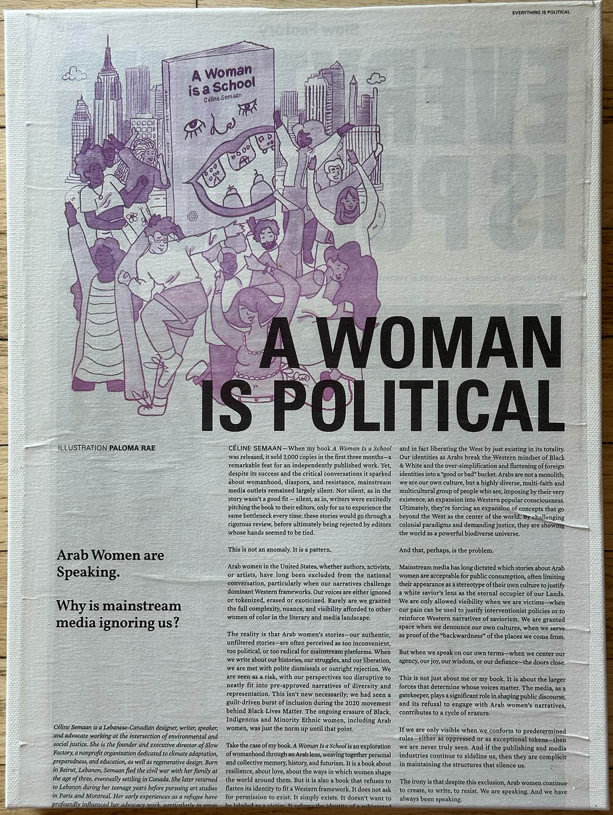 Slow Factory, "A Woman is Political"