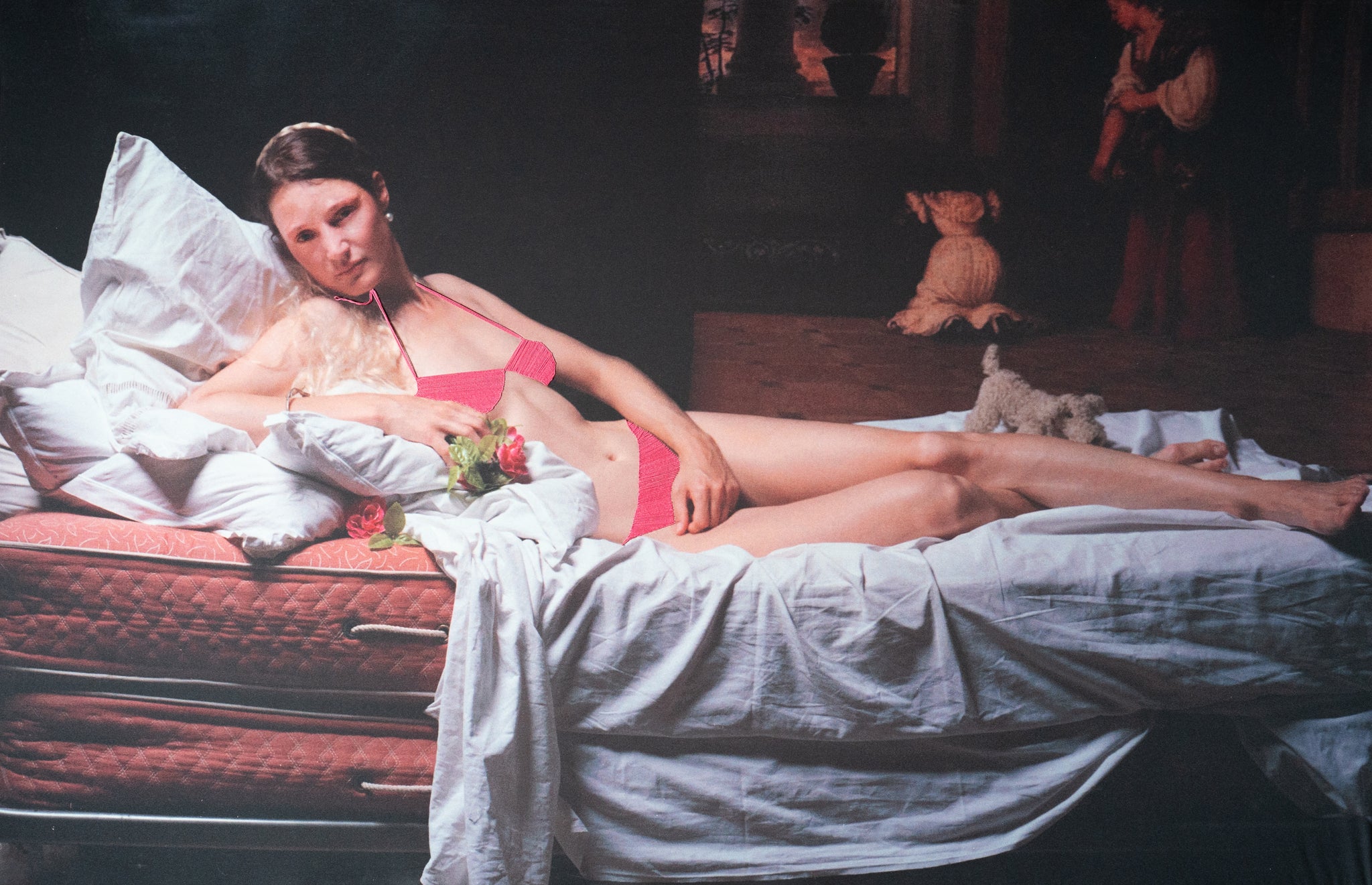 Anna Krieps, "Venus of Urbino in Bikini"