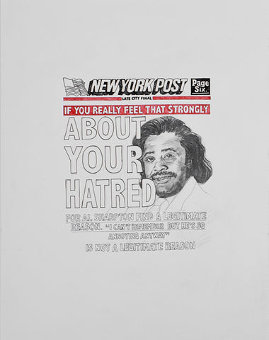 Oasa DuVerney, "Al Sharpton from The Illustrated Guide To Not Being So Fucking Racist"