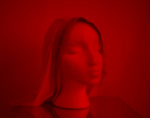 Jo Karlins, "Virgin in Red"