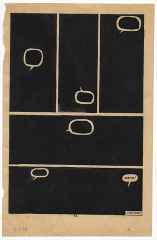 George Horner, "INCOHERENT RATS!" SOLD