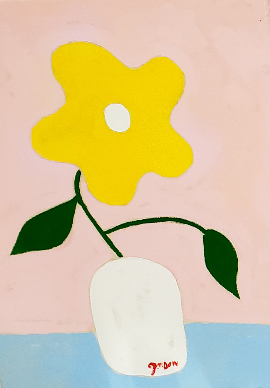 Gordan Douglas Ball, "Yellow Flower"