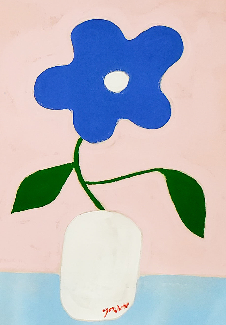 Gordan Douglas Ball, "Blue Flower"