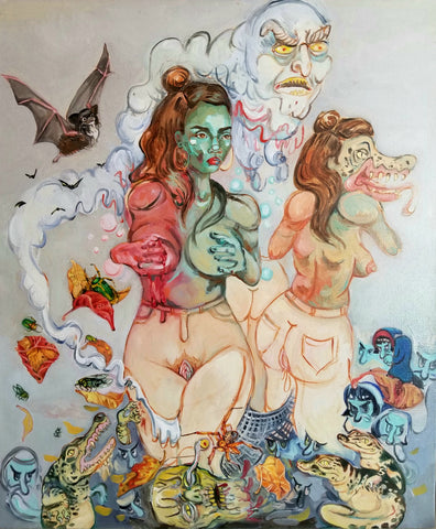 Dawn Frasch, "Venus with Baconbat"