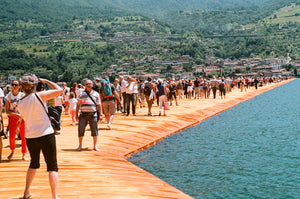 Andrew Gori + Ambre Kelly, "Couple-Floating Piers, Italy (Selfie)"