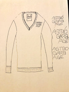 Kellesimone Waits, "ASTROGARBAGE Sweater Sketch"