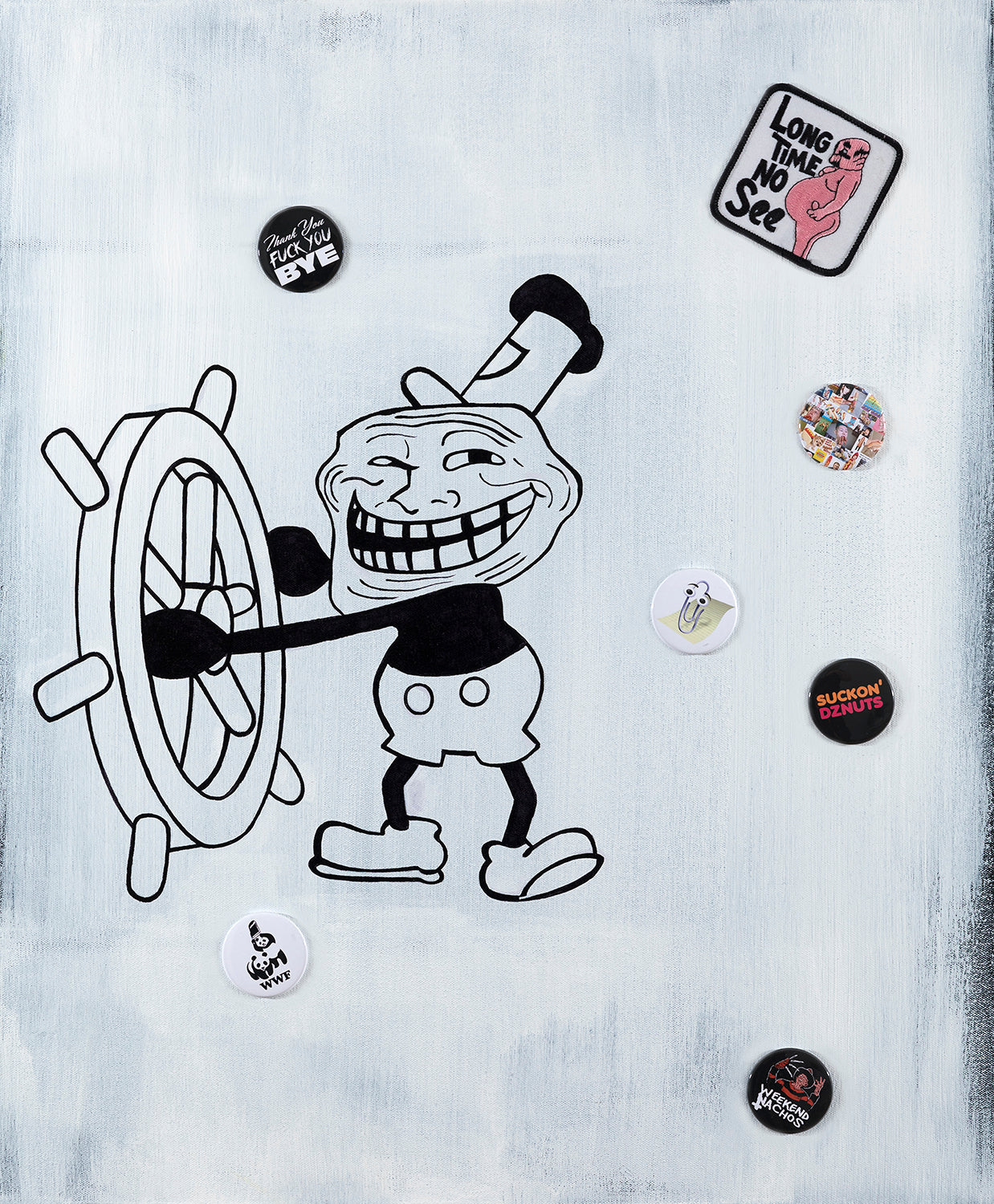 Chris Bors, "Trollface Mickey"