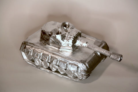 Ethan Minsker, "War Crimes, Silver Tank, Swivel Turret"