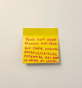 Stuart Lantry, "Punk isn't Dead. Painting isn't Dead."