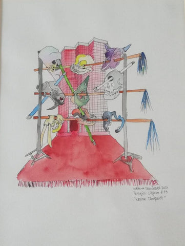 Natalia Dominguez, "Kapital Tzompantli" SOLD