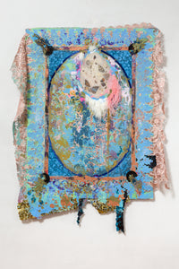 Lina Puerta, "Untitled (Turquoise/Tapestries Series)"