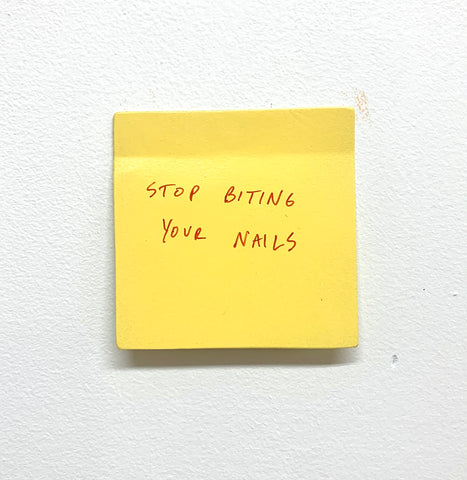 Stuart Lantry, "Stop biting your nails"