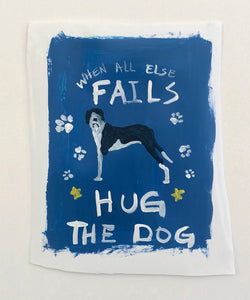 Alison Woods, "Hug the Dog" SOLD
