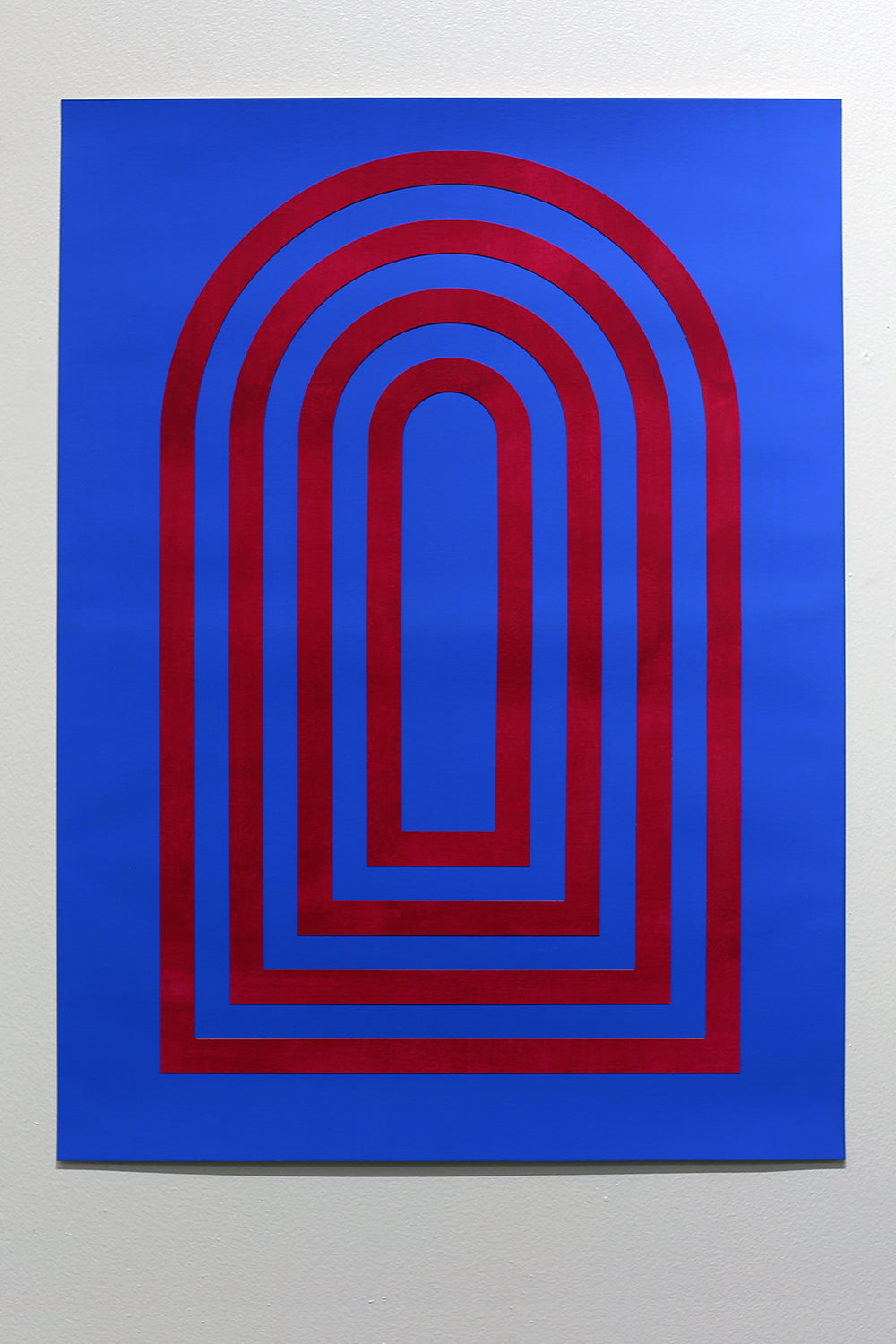 Elspeth Schulze, "Interior Arch (Magenta + Blue)"