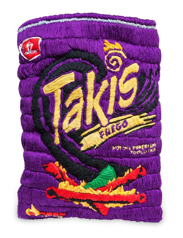 EriDan, "Hand Embroidered Takis Fuego"